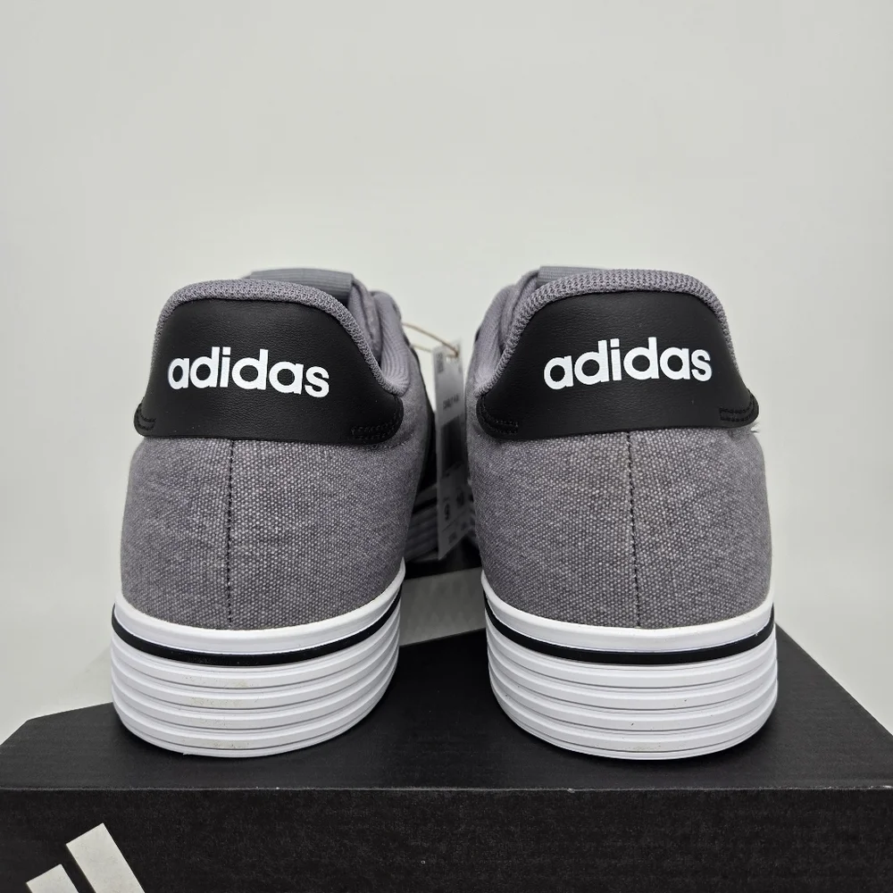 New adidas Daily 4.0 Grey Core Black Men's Shoes Size 9